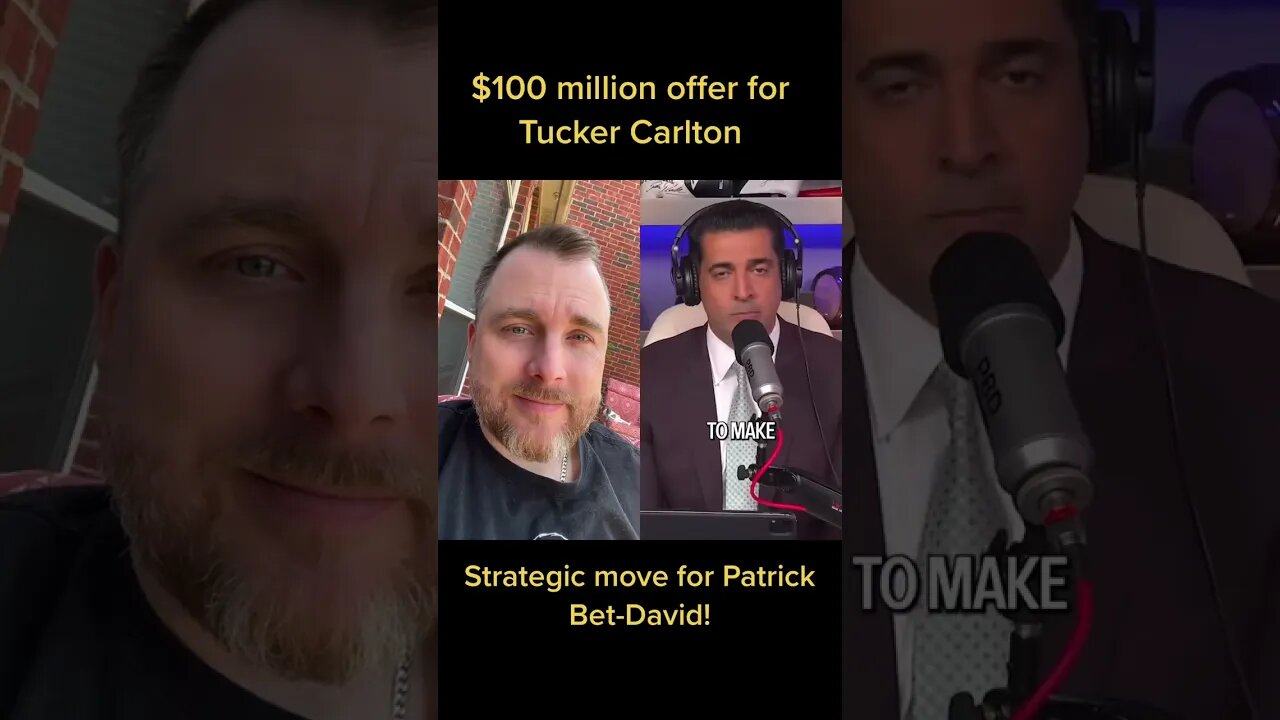 $100 million offer for Tucker Carlson!