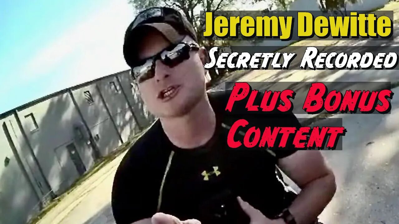 Jeremy Dewitte Recorded Phone Call Plus Bonus Content