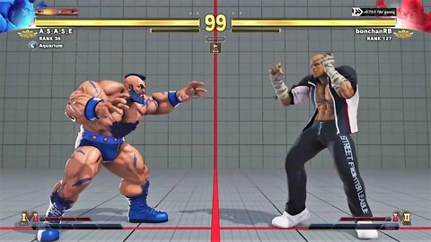 [SFV] ASASE (Zangief) vs Bonchan (Sagat) - Street Fighter V