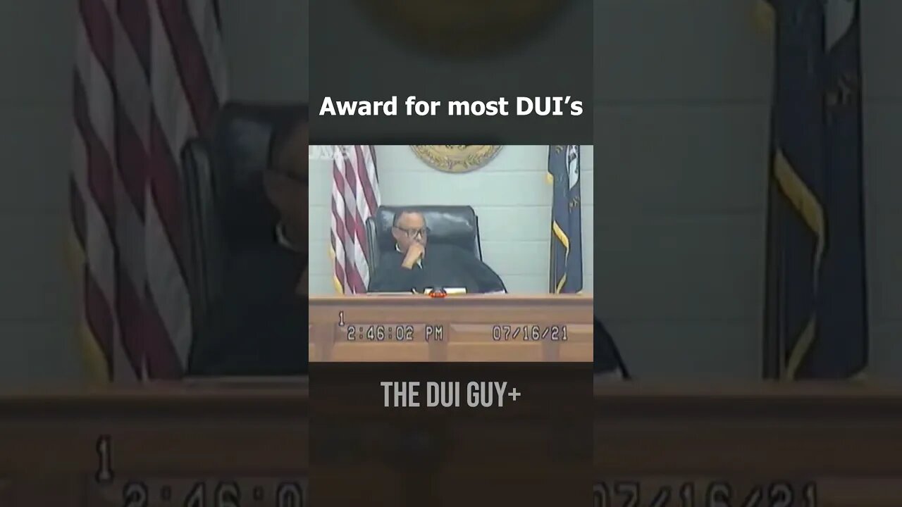 Trooper: Do You Get an AWARD for Most DUI ARRESTS?