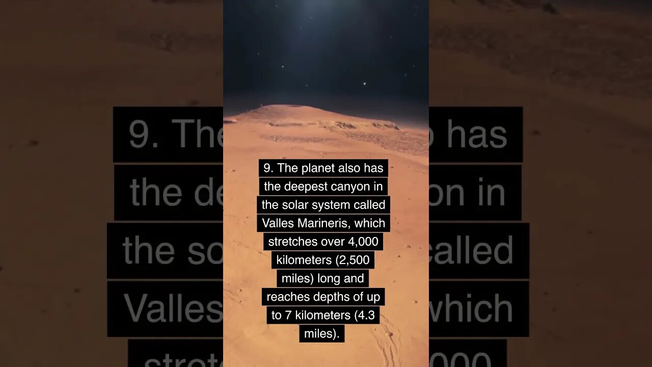 Mars Fact #education #shorts #mars #facts #astronomy #new #space #subscribe #viral #fypシ #fact