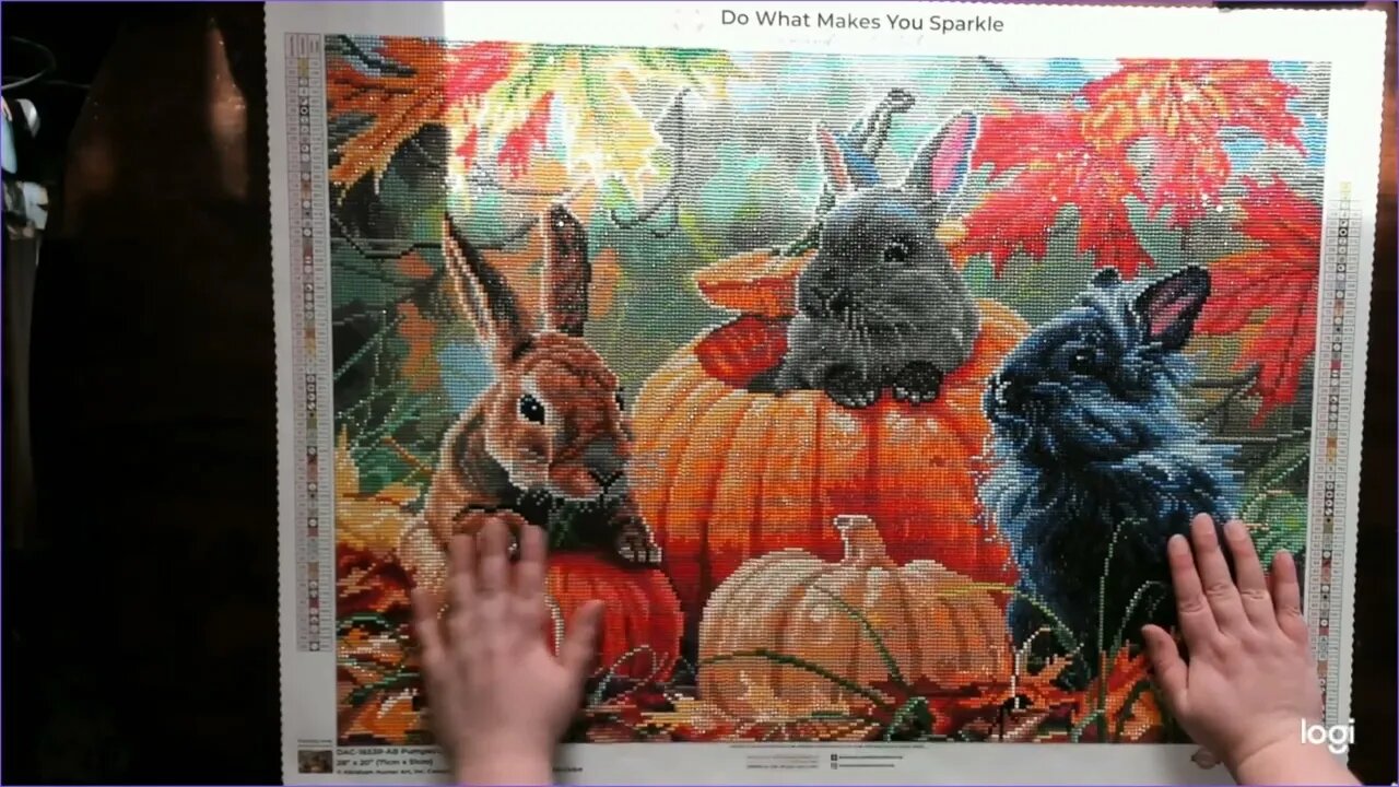 Pumpkin Patch Bunnies From Diamond Art Club Post Reviews