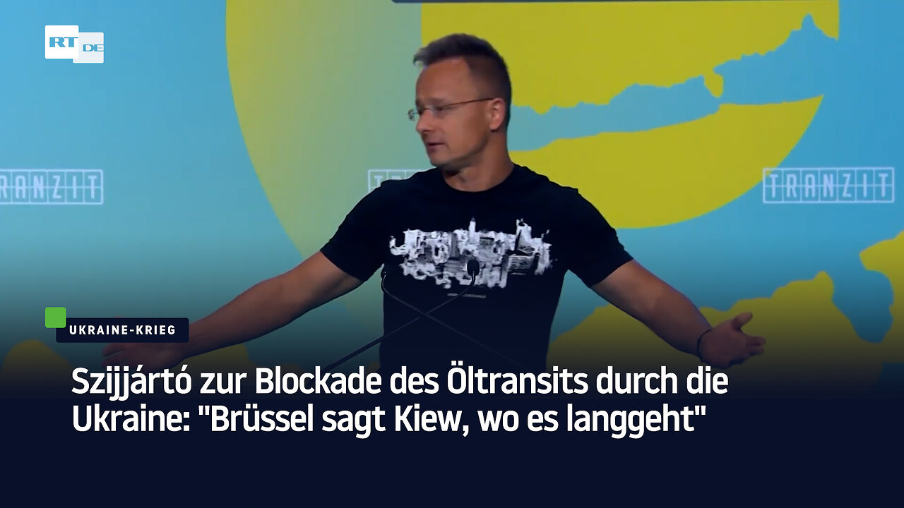 Szijjártó zur Blockade des Öltransits durch die Ukraine: "Brüssel sagt Kiew, wo es langgeht"