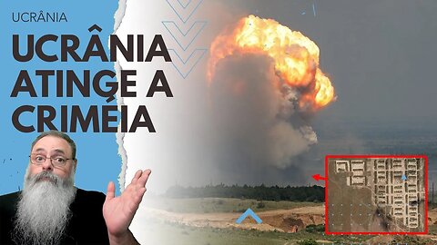 RUSSOS atacam ODESA e outros PORTOS CIVIS e UCRANIANOS retaliam DESTRUÍNDO BASE MILITAR na CRIMÉIA