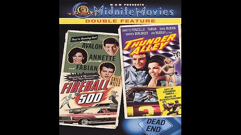 FIREBALL 500 1966 & THUNDER ALLEY 1967 Hot Rods and Hot Girls DOUBLE FEATURE