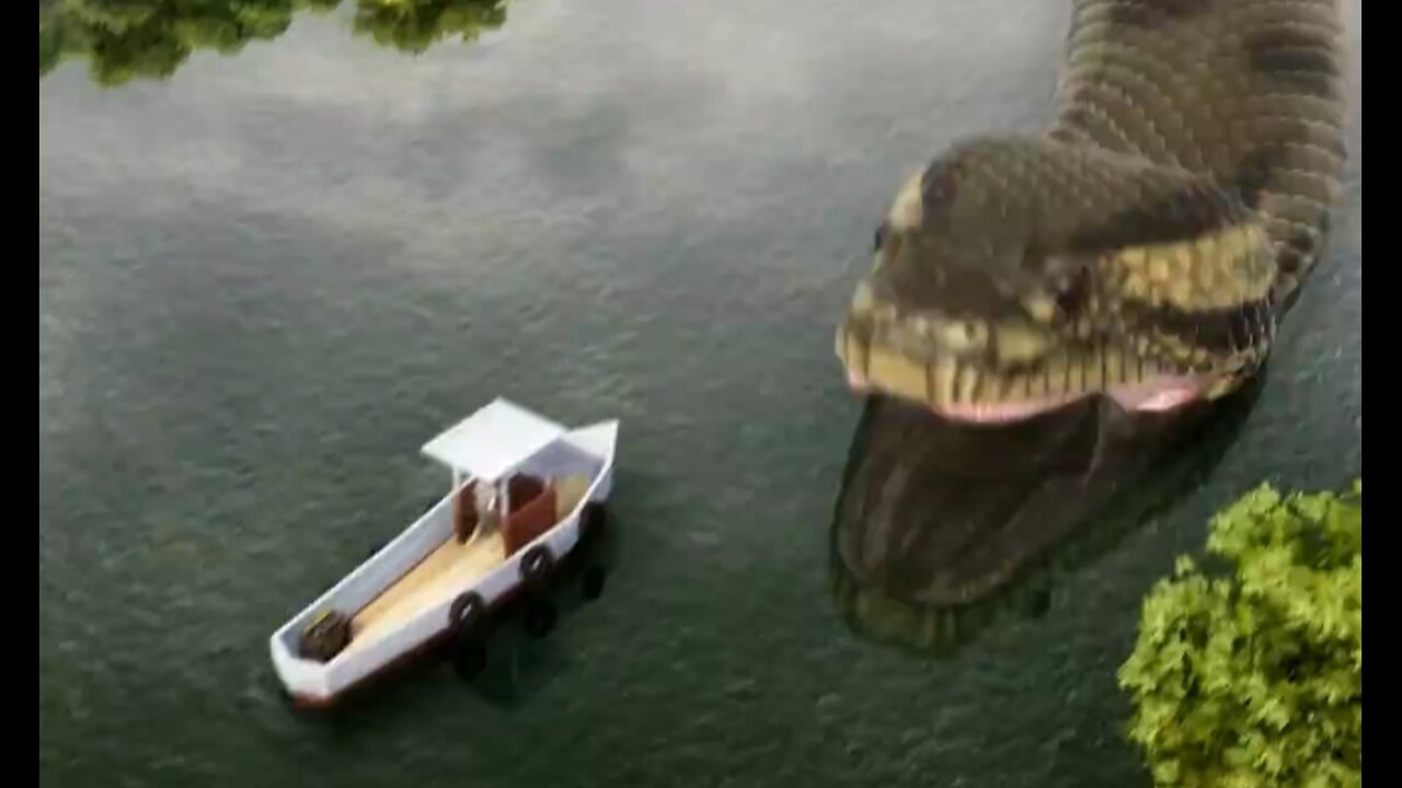 Huge Snake bite boat