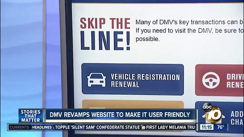 DMV revamps website to make it more user-friendly