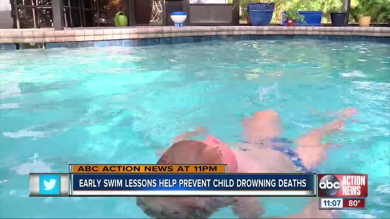 Tampa swim instructor teachers children self-rescue techniques that could be life saving