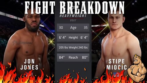 JON JONES vs STIPE MIOCIC FULL FIGHT BREAKDOWN (BUSINESS AND THE FIGHT)