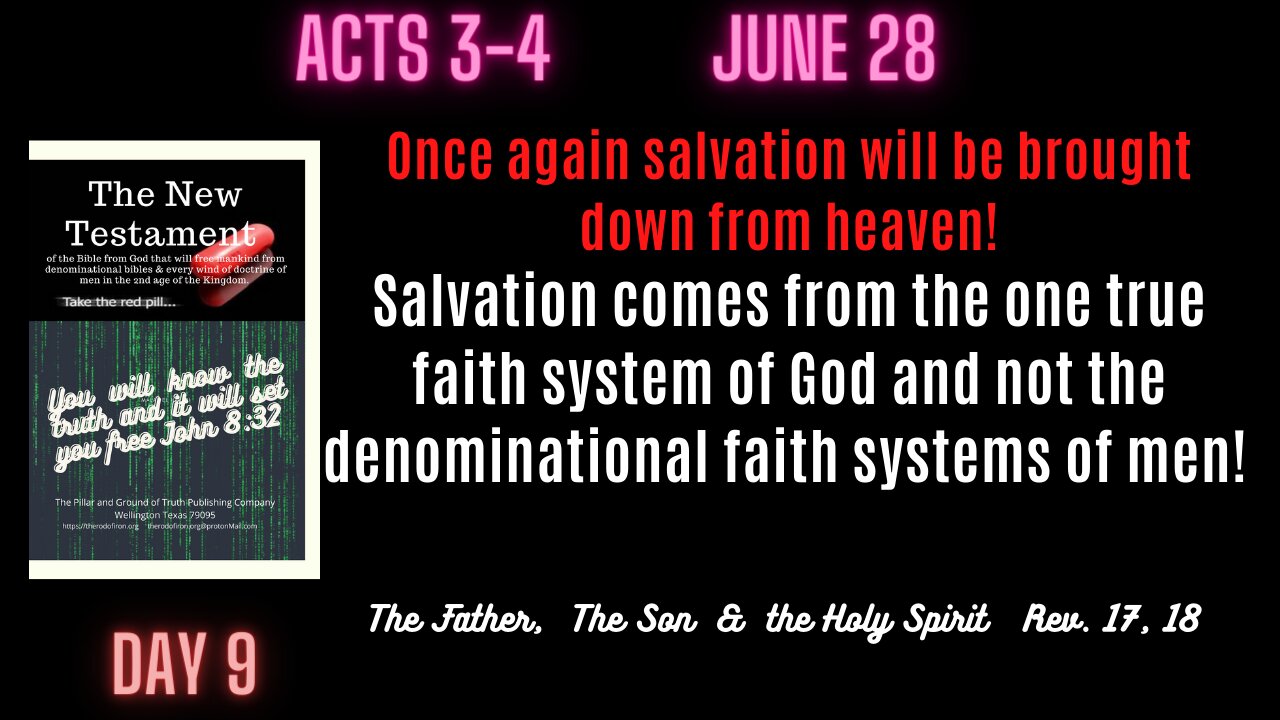 Acts 3-4 Is it better to obey God or men - the Bible from God or the bibles from men?