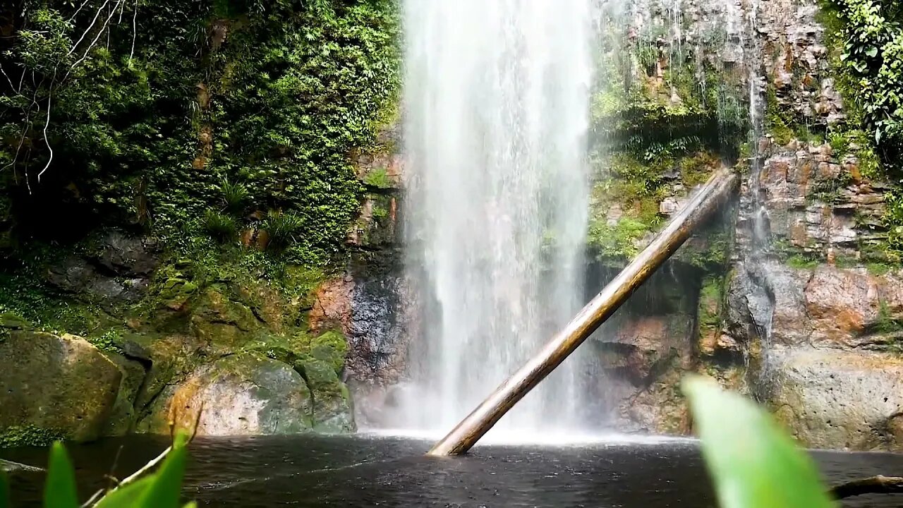 Waterfall with Relaxing Music - Mood