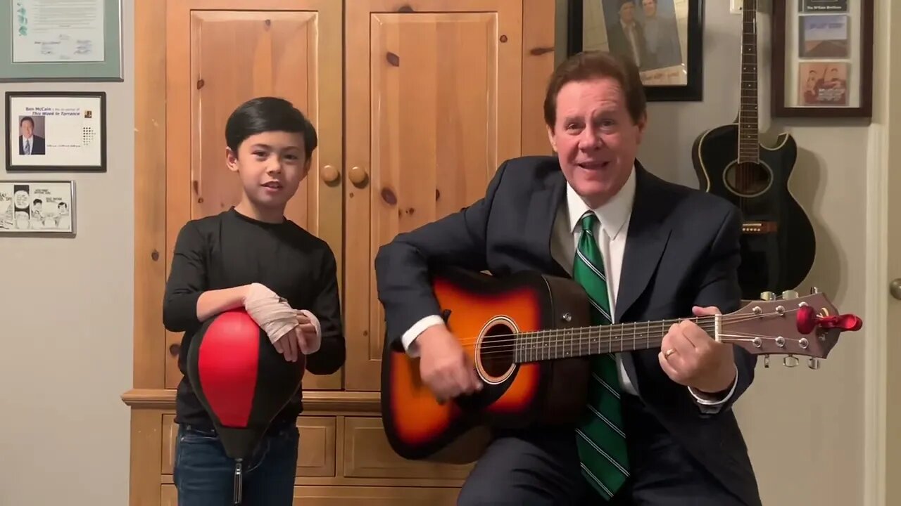 Play It Again Sports Punching Bag on Daddy and The Big Boy (Ben McCain and Zac McCain) Episode 453