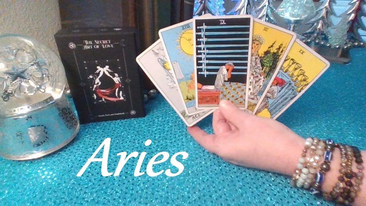 Aries ❤️ This Conversation Will Get VERY DEEP Aries!! FUTURE LOVE January 2023 #Tarot