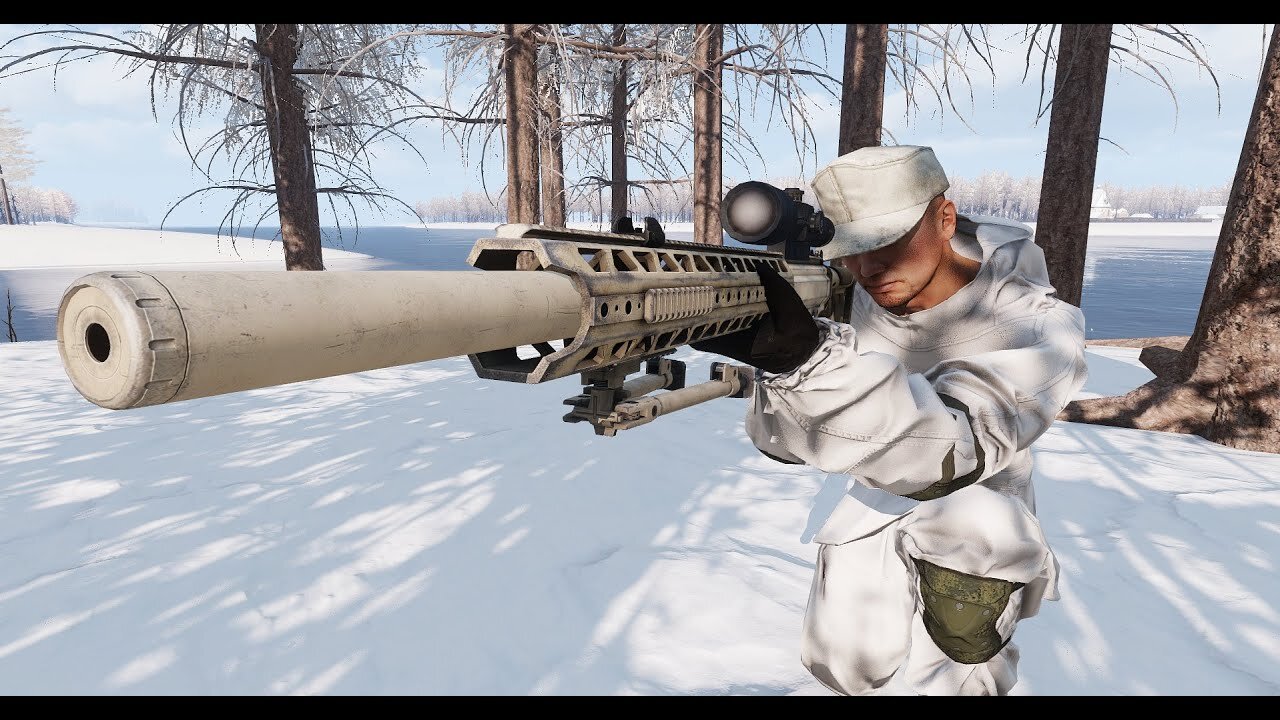 Ukraine sniper against Russian troops / Arma 3 Milsim