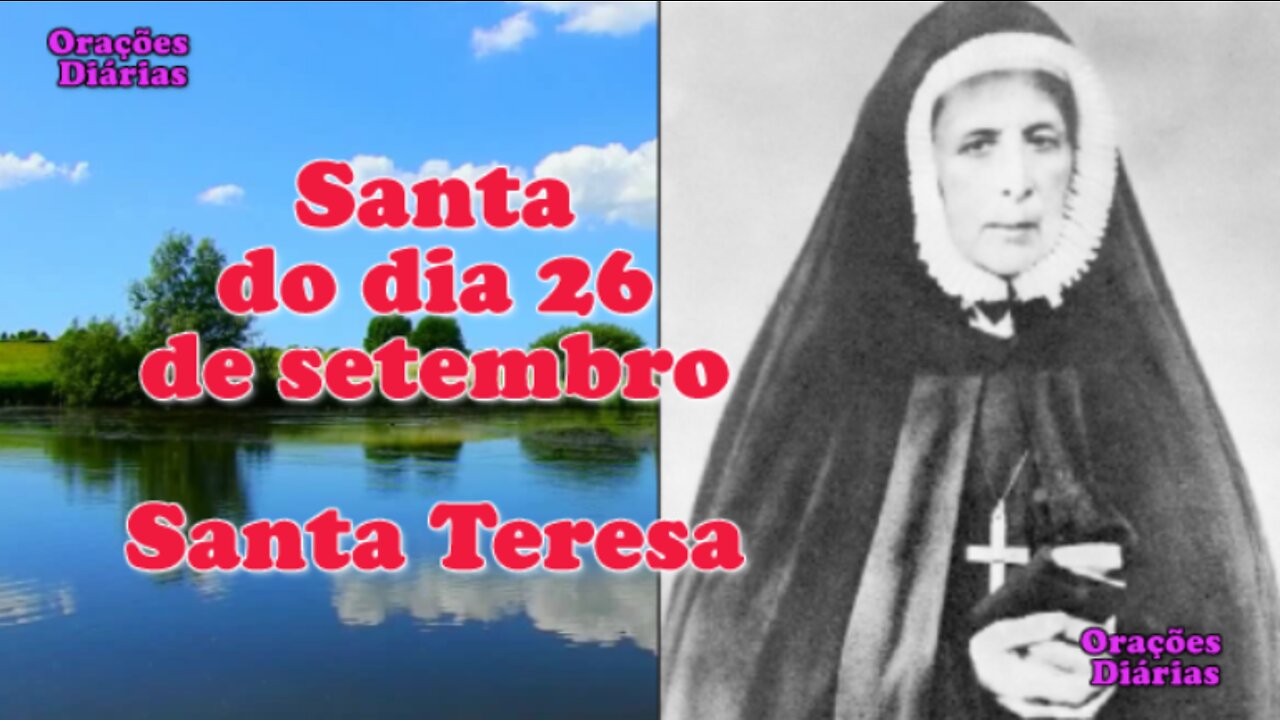 Santa do dia 26 de setembro, Santa Teresa
