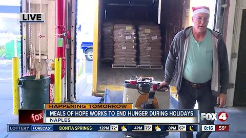 Meals of Hope works to end hunger for the holidays - 8am live report