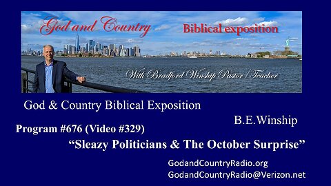 329 - Sleazy Politicians & the October Surprise