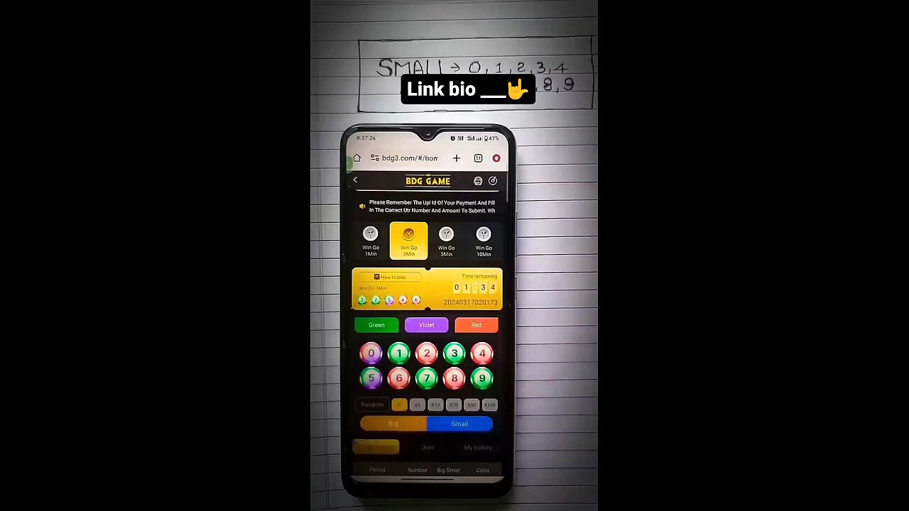 BDG GAME Link bio 😎