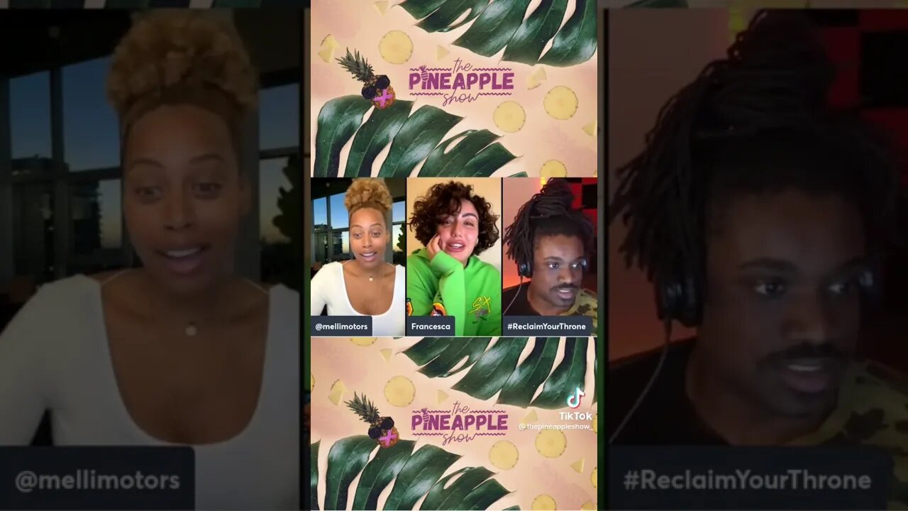 I can fw a manufactured bih fasho 😂👑 @The Pineapple Show