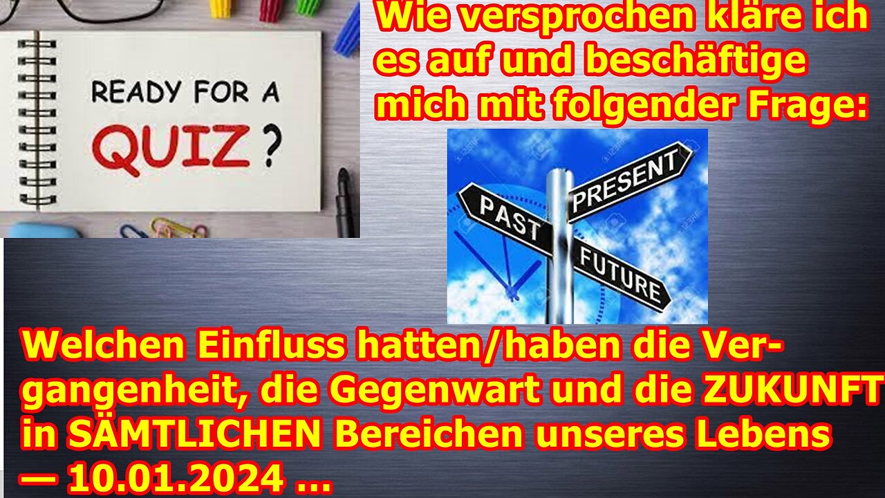 2-Teil Quizauflösung mit allem Drum und Dran — 11.01.2024 …