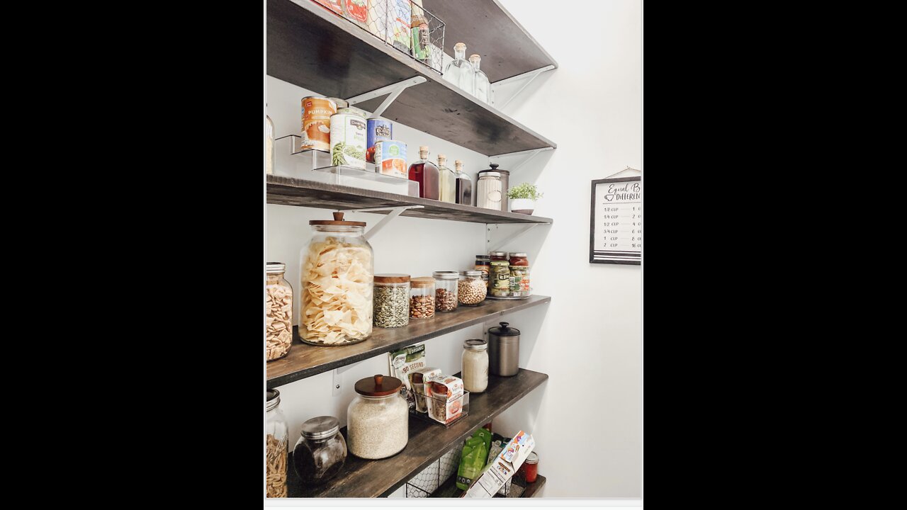 Pantry Reveal/ Sharing my completed Pantry! Pantry Organization