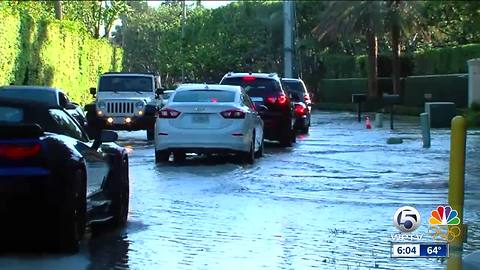 Broken water main repaired in Palm Beach