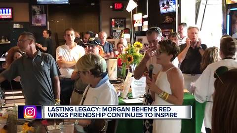 Lasting Legacy: Late Red Wings fan who took Riley Sheahan to prom continues to inspire