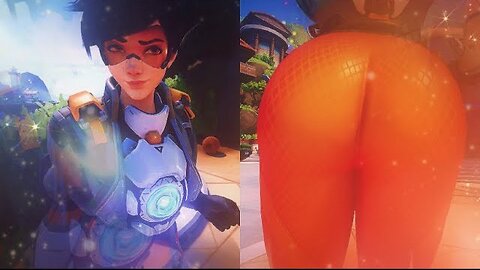 Viewing Tracer Big Ass Booty Kickin Dance Emote in Game - Overwatch 2 (18+)