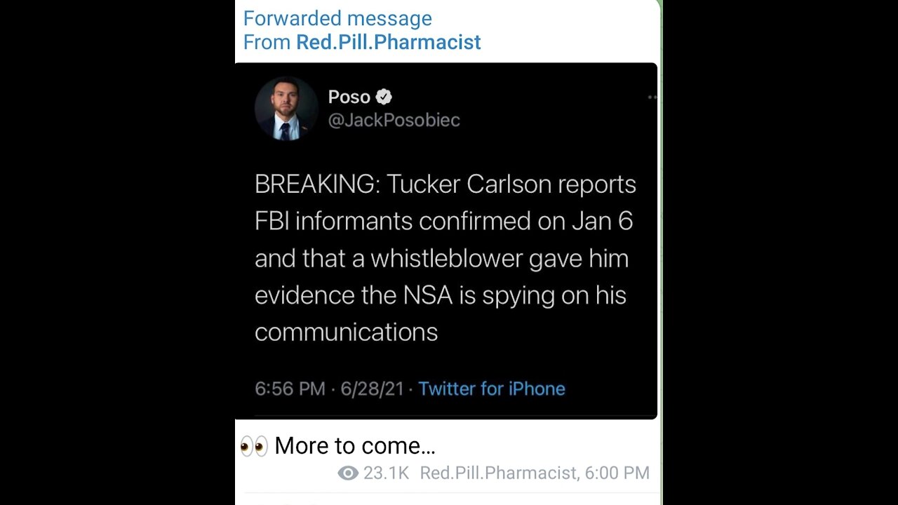 COMPILATION TUCKER CARLSON IS BEING SPIED ON, FRAUD FAUCI, AZ AUDIT AND SOME INSPIRATIONAL WORDS