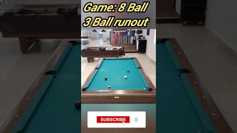 3 Ball runout #8ballpool #shorts