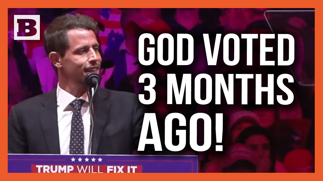 "We Vote Next Week, God Voted 3 Months Ago" — Comedian Tony Hinchcliffe on Trump's Survival