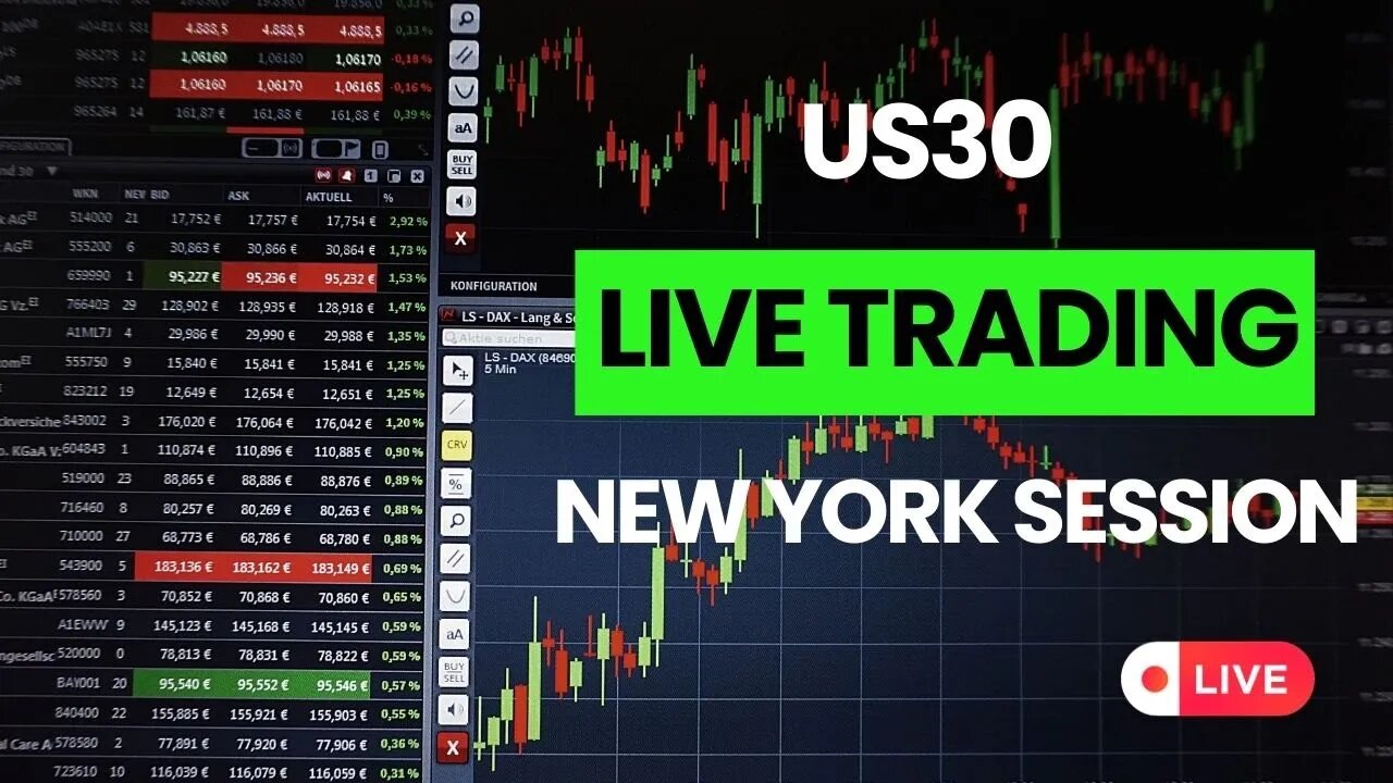 US30 Live Trading New York Session with Chris Mosaka
