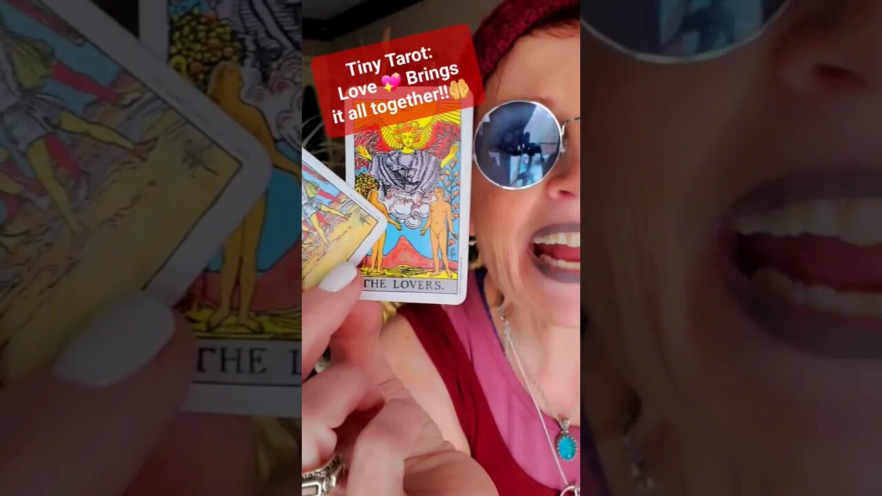 Tiny Tarot:❤️❤️❤️ #lowkeymagickal #tarot #tarotreading #tinytarot #tarotwisdom #lovetarot #abundance