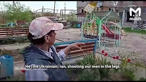 A resident of Mariupol describes how her son-in-law was killed by the Azovs