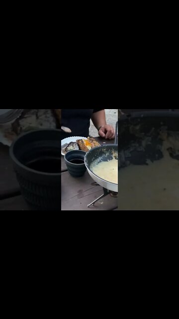 Backpacking, dinner with the masters, ten miles in