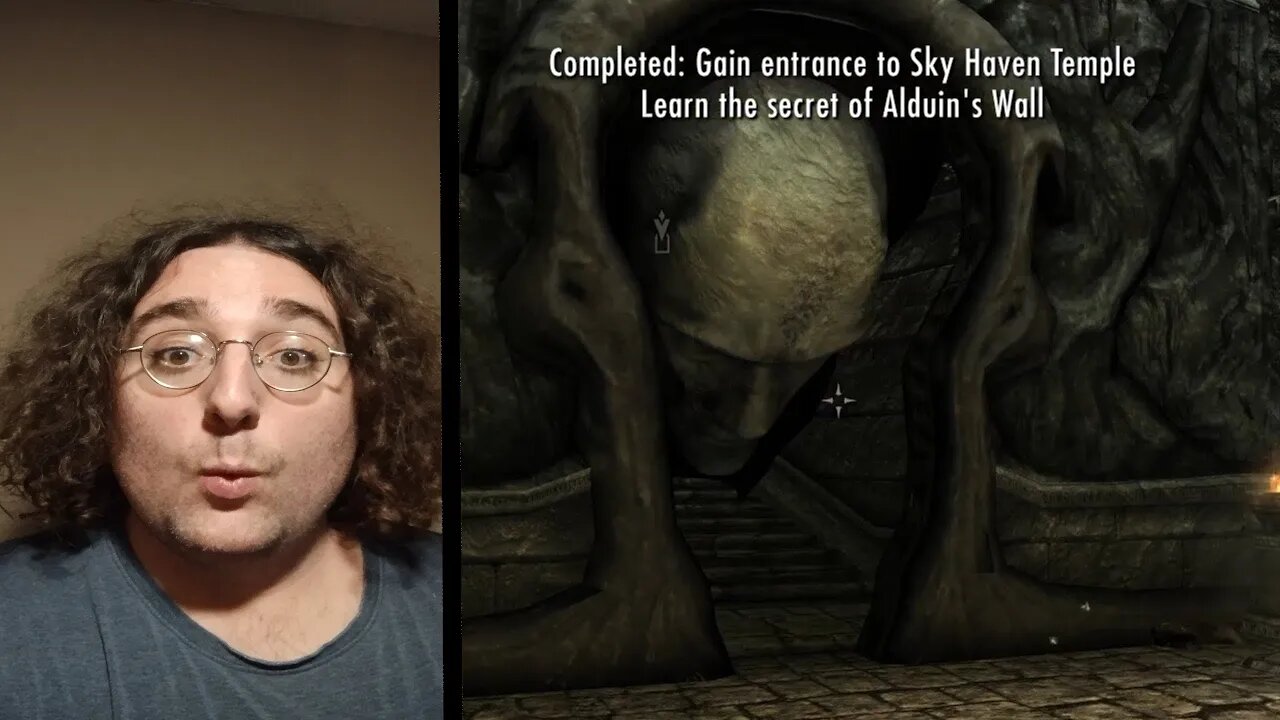 Lets Play Elder Scrolls Skyrim- The Face door opens! : o (156)