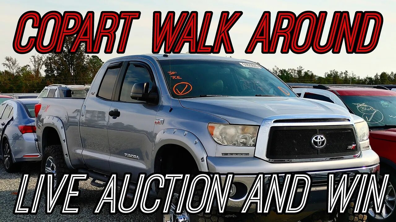 Copart Walk Around, Live Auction, And We Win, Benz, Audi, Corvette, And More