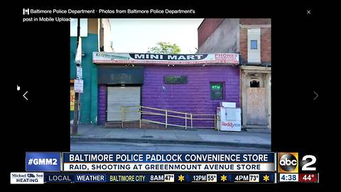 Purple Store Deli in Baltimore padlocked after multiple crimes at store