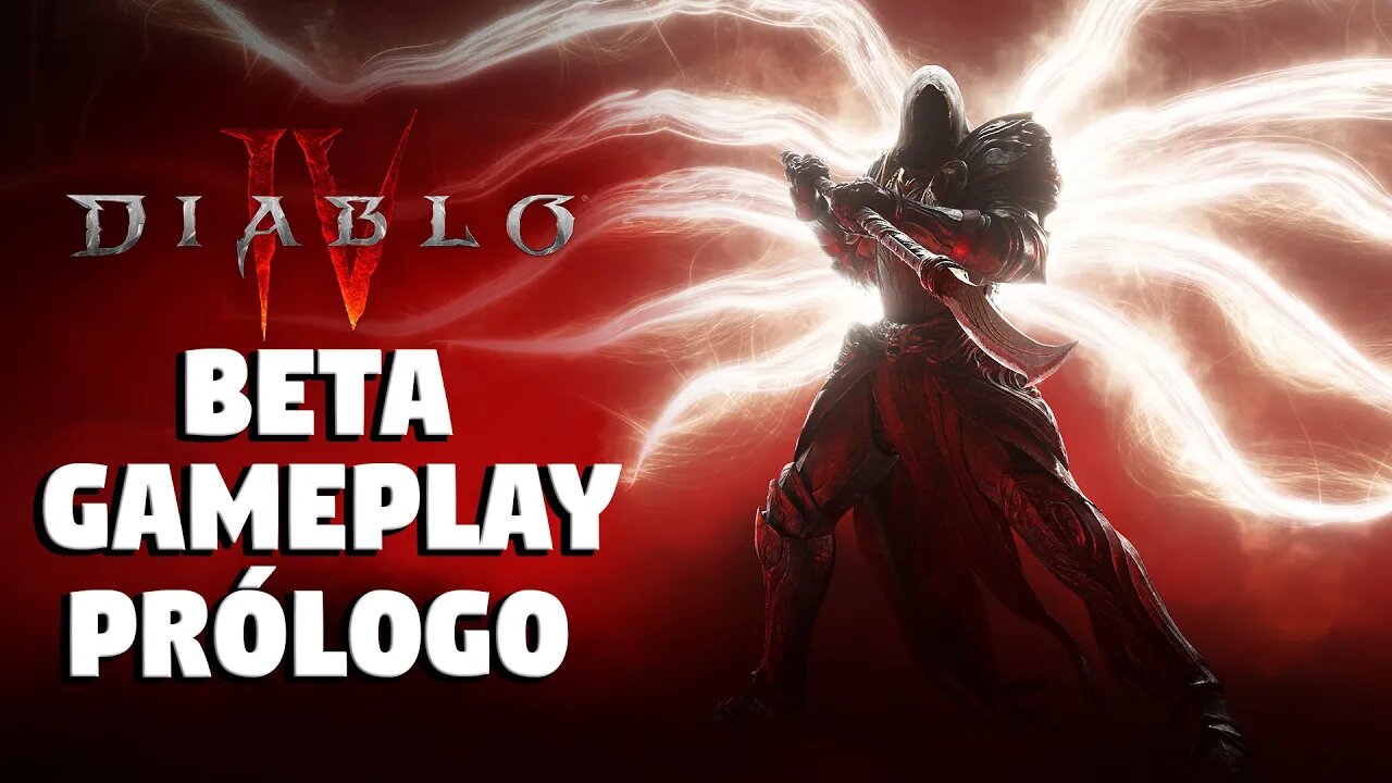 DIABLO IV BETA GAMEPLAY CRIAÇÃO DE PERSONAGEM E PROLOGO