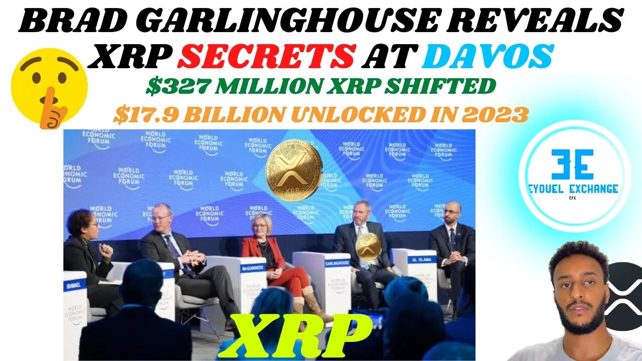 Davos Exclusive: Brad Garlinghouse on XRP, $327 million shifted, and $17.9 Billion unlocked in 2023