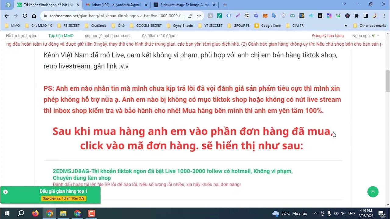 Hướng dẫn mua tài khoản Tiktok 1000 follow để làm tiếp thị liên kết