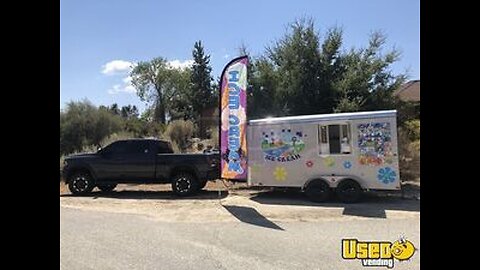 Licensed - 2022 Interstate 7' x 14' Ice Cream Concession Trailer for Sale in California