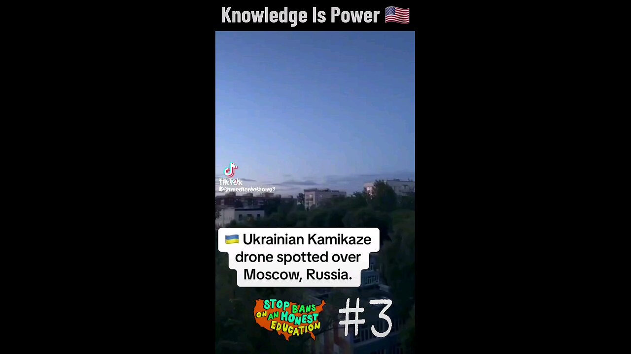 Ukrainian Kamikaze drone spotted over Moscow, Russia Russian officials says drones were shot down