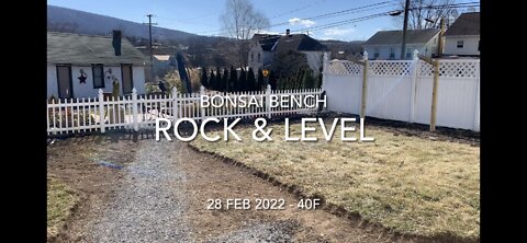 Rock & Level - Bonsai Bench