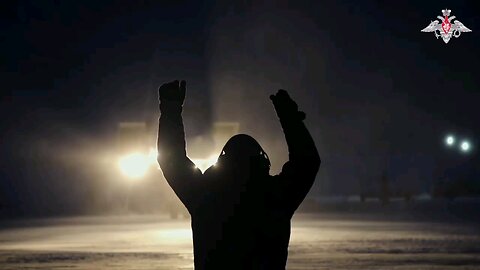 A pair of Tupolev Tu-22M3 supersonic long-range bombers of the Russian Aerospace Forces, escorted by