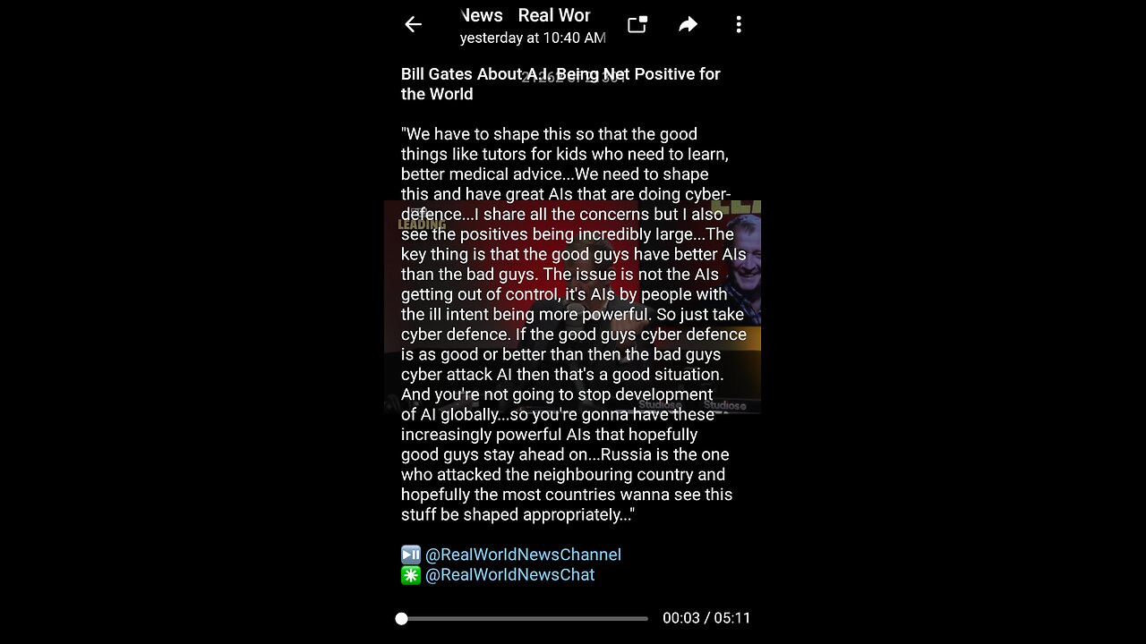 News Shorts: Bill Gates Thinks AI is a Net Positive