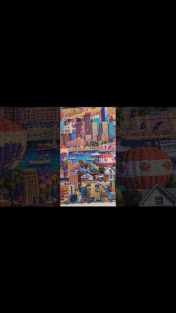 60,000 Piece What a Wonderful World Jigsaw Puzzle Day 47! #shorts #puzzle #jigsawpuzzles #puzzles