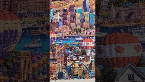 60,000 Piece What a Wonderful World Jigsaw Puzzle Day 47! #shorts #puzzle #jigsawpuzzles #puzzles