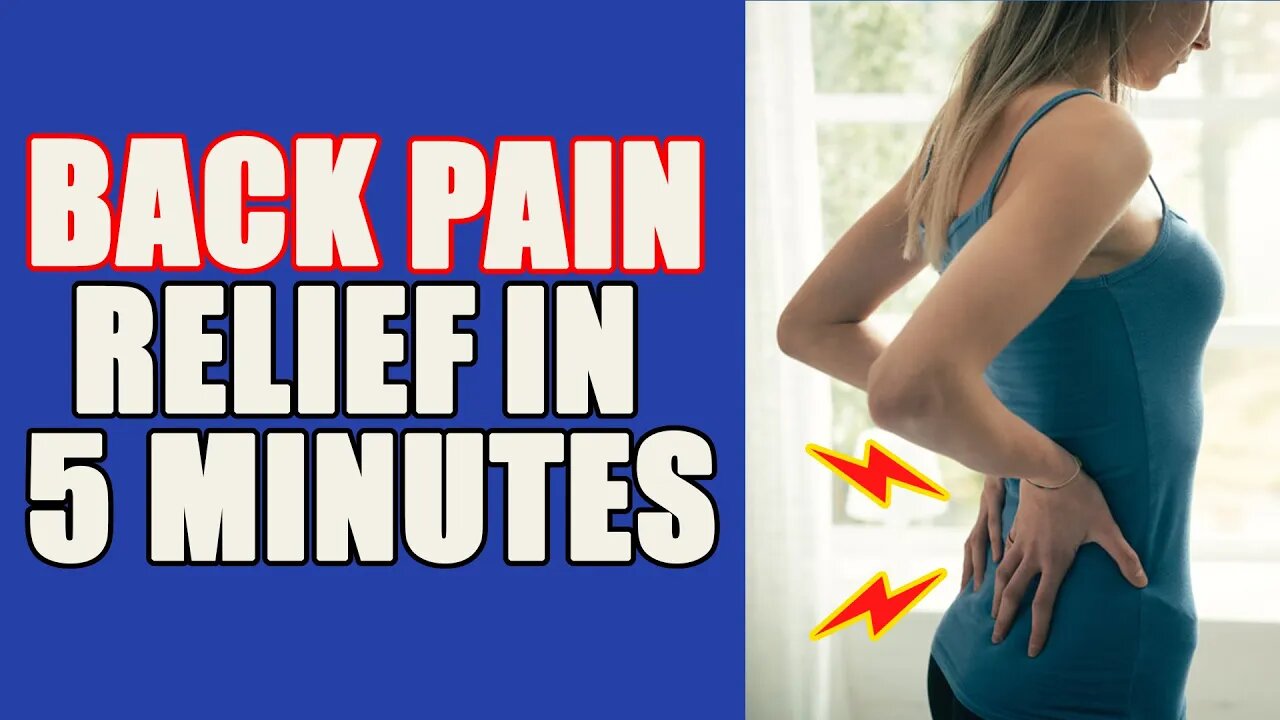 5 Minute Lower Back Pain Yoga Routine (Instant Relief)