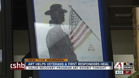 Art as therapy: Valor Recovery Program hosts first exhibit of art by PTSD patients